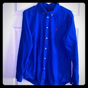 Boys polo courdoroy button down